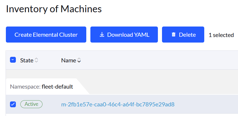 Create SUSE® Rancher Prime OS Manager cluster