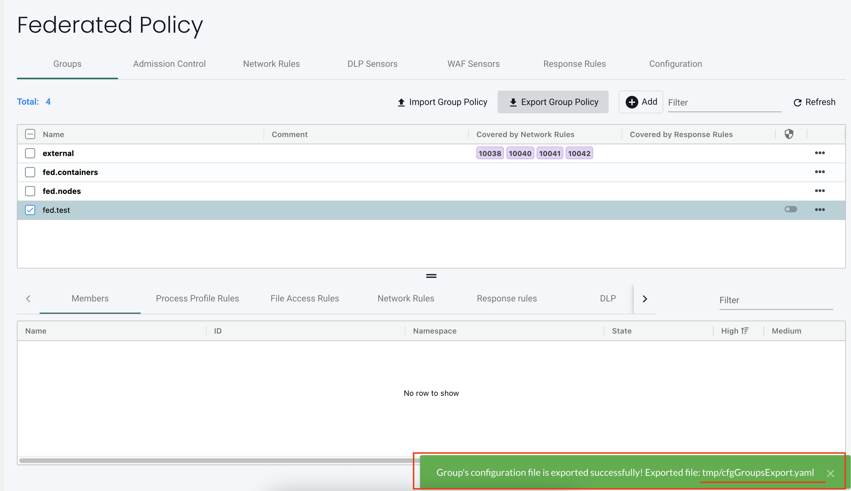 Response for customized destination