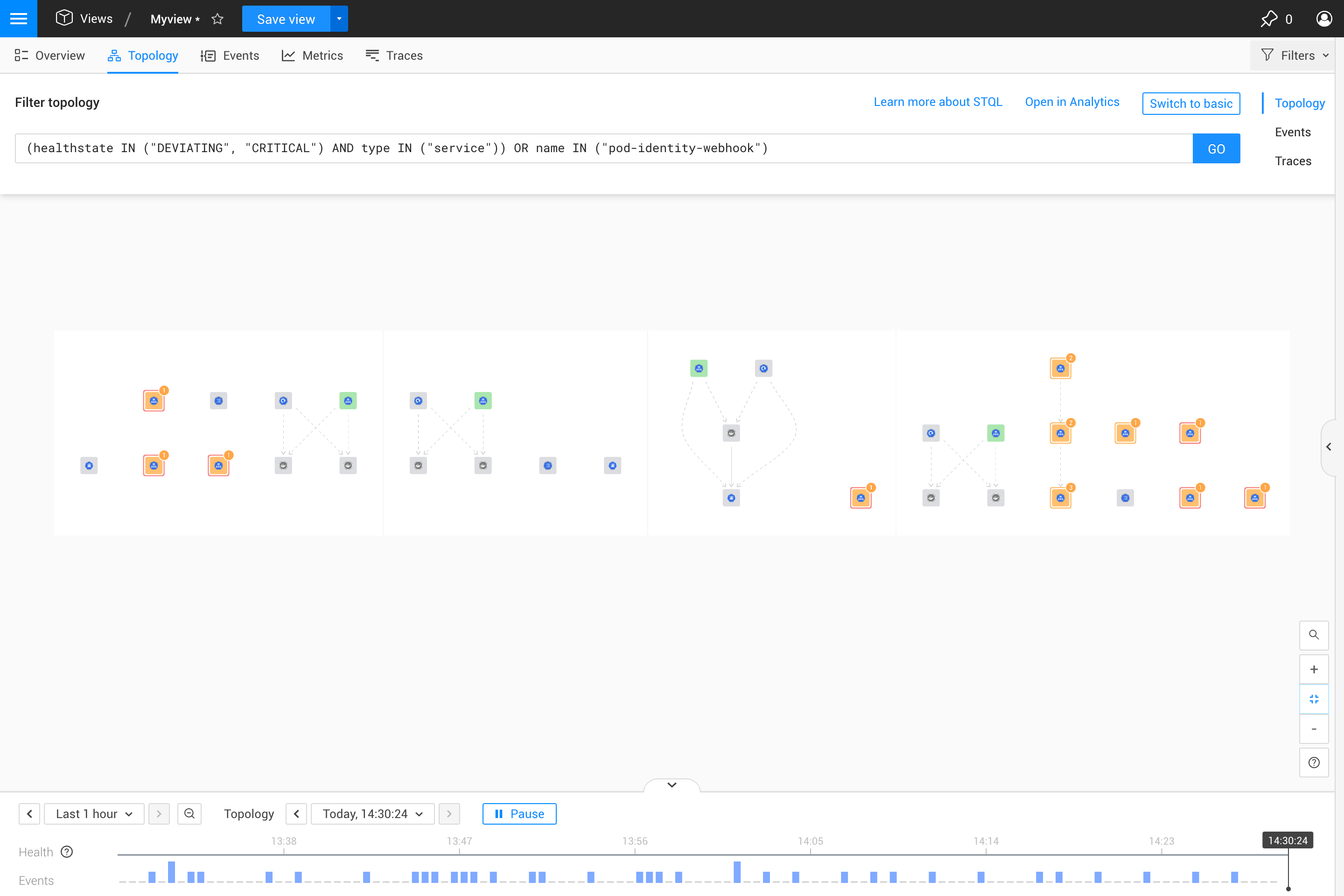 Filtres de topologie avancés