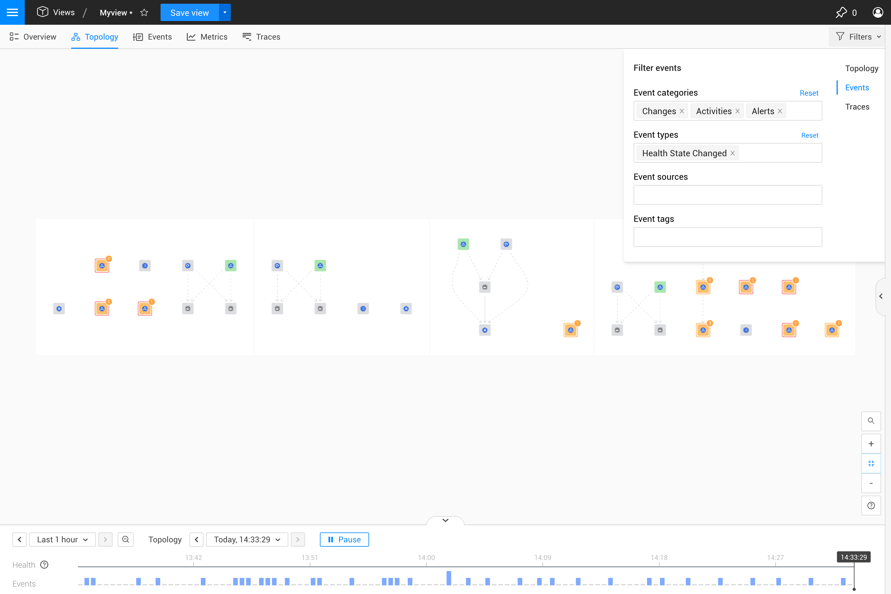 イベントフィルタ
