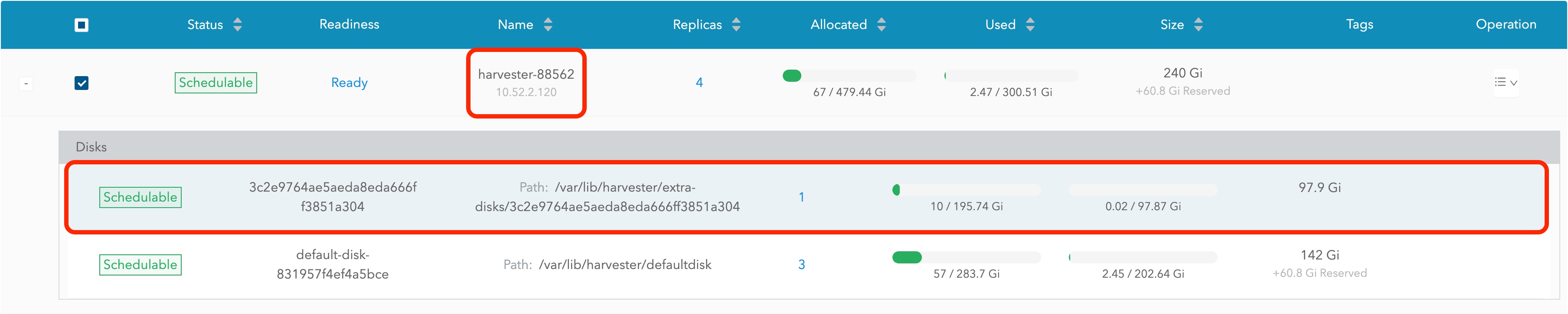 Überprüfen Sie die zu entfernende Festplatte