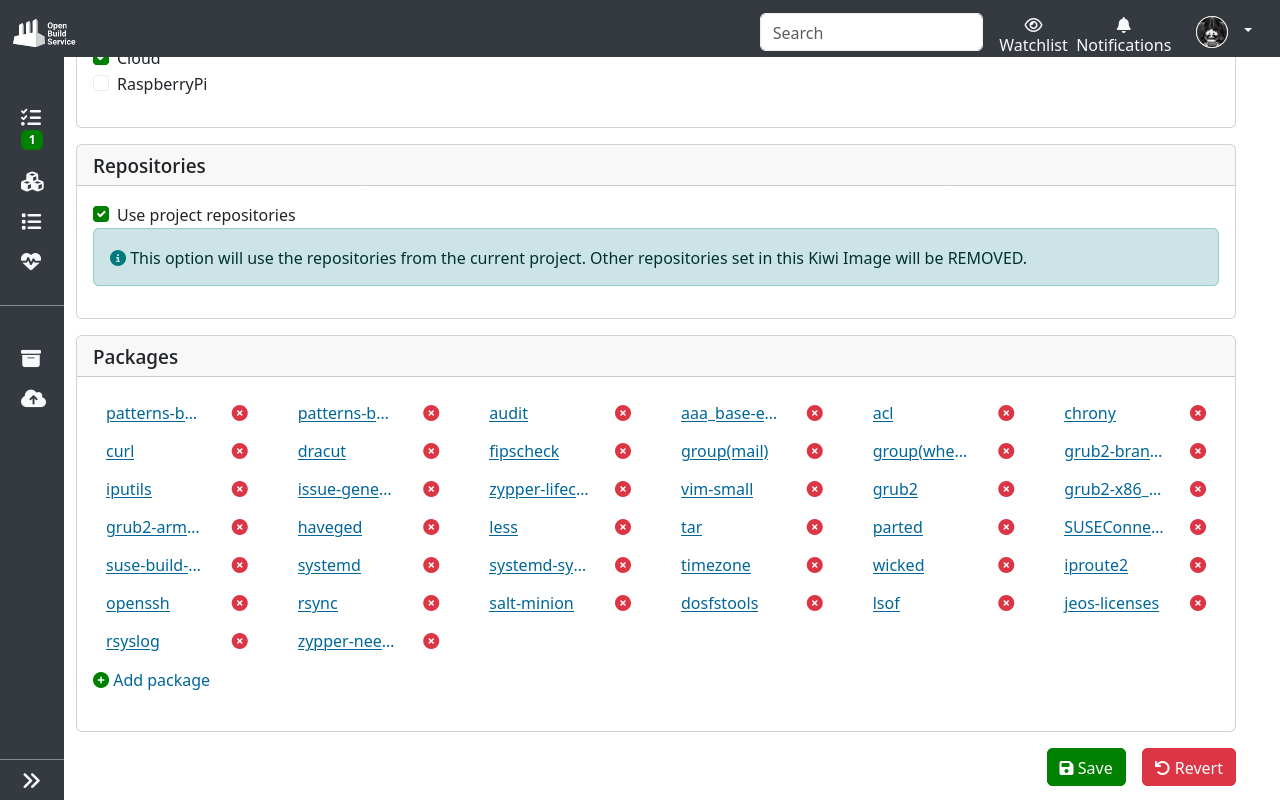 custom vm 04 image software packages