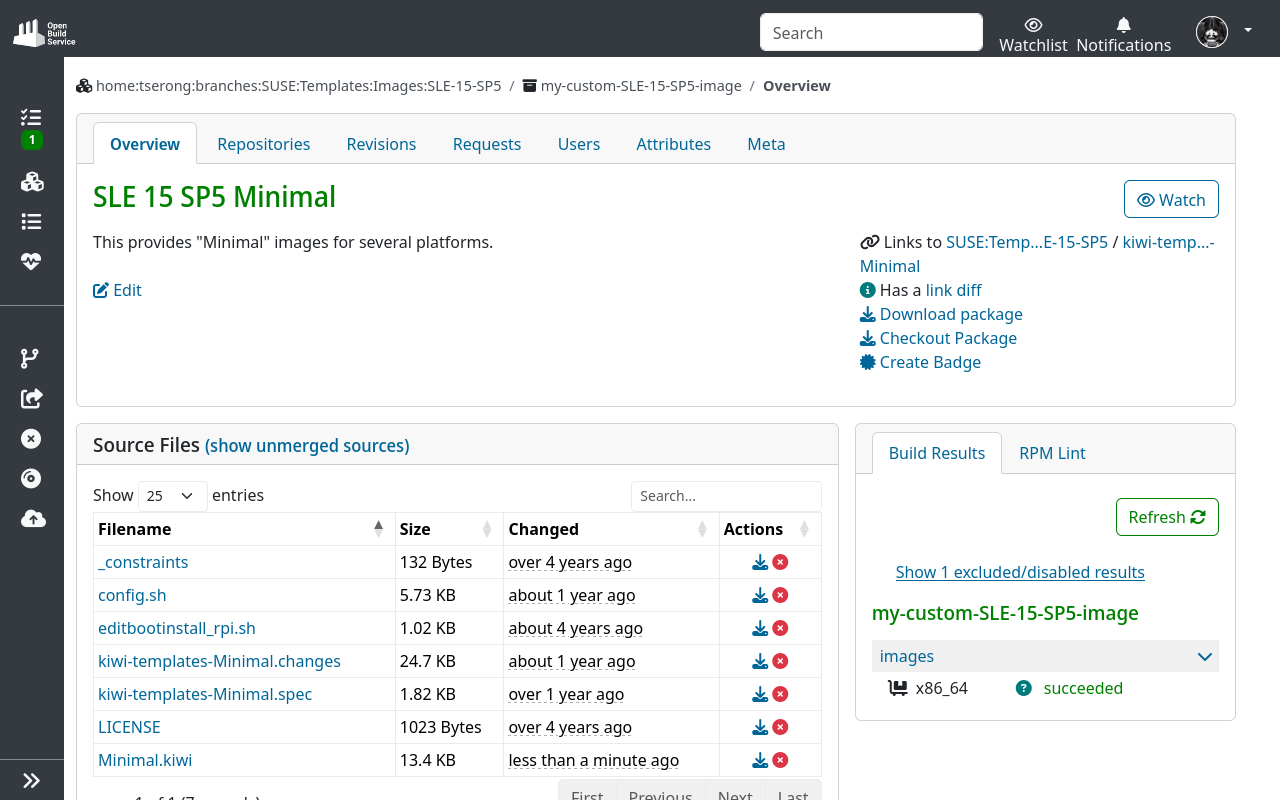 custom vm 09 build succeeded