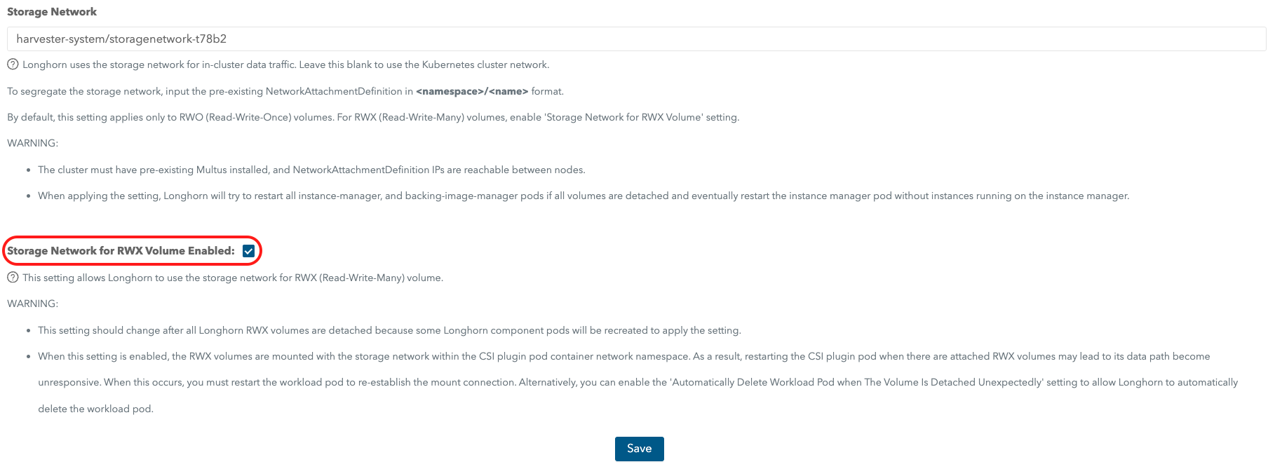 enable rwx storage network 01