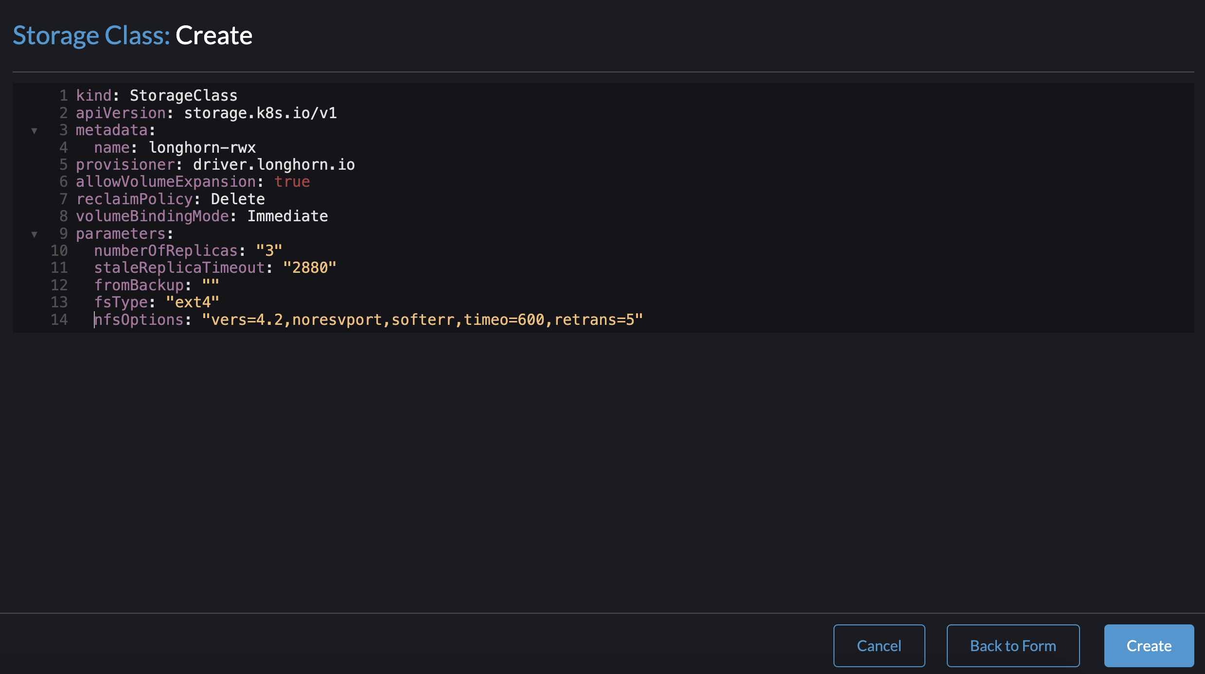 create rwx sc host cluster 02