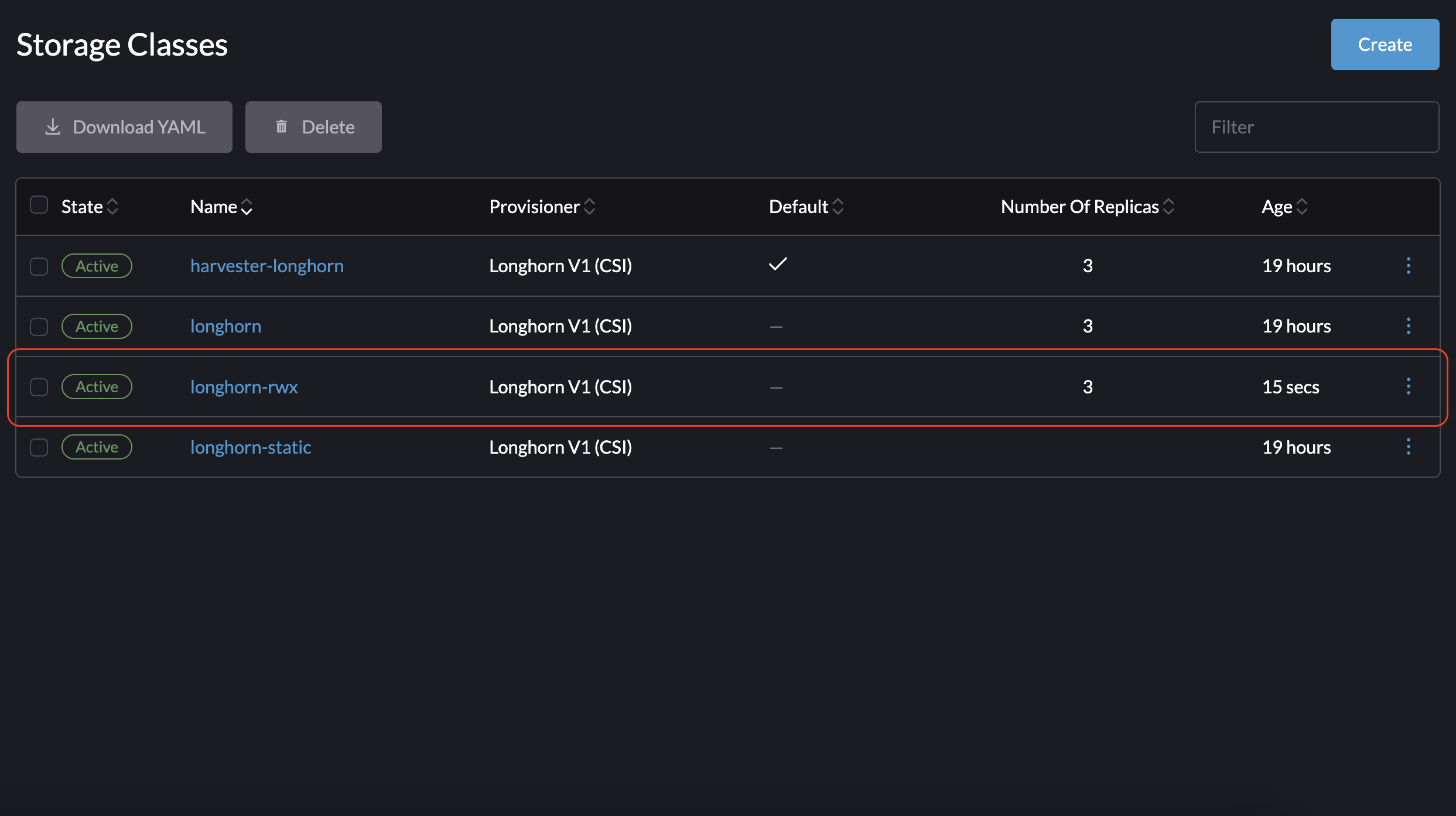 create rwx sc host cluster 03