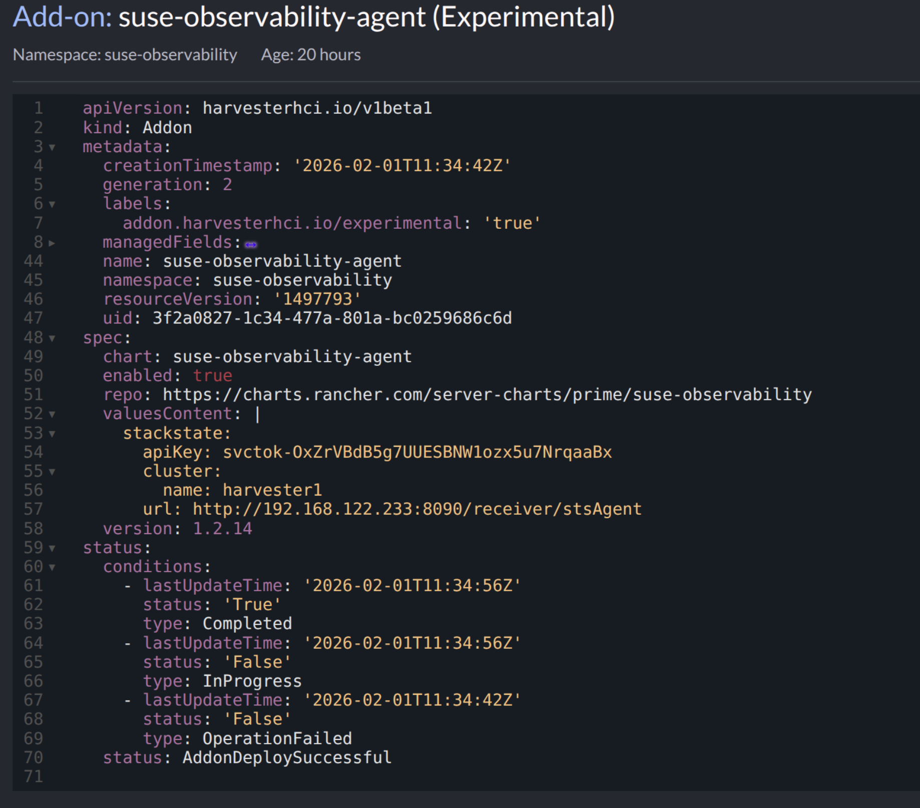 suse-observability-agent add-on YAML