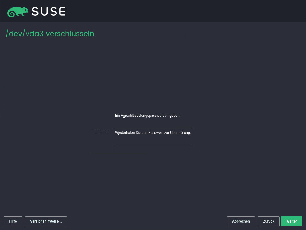 #1: Erstellen von Partitionen #1: Erstellen von Partitionen