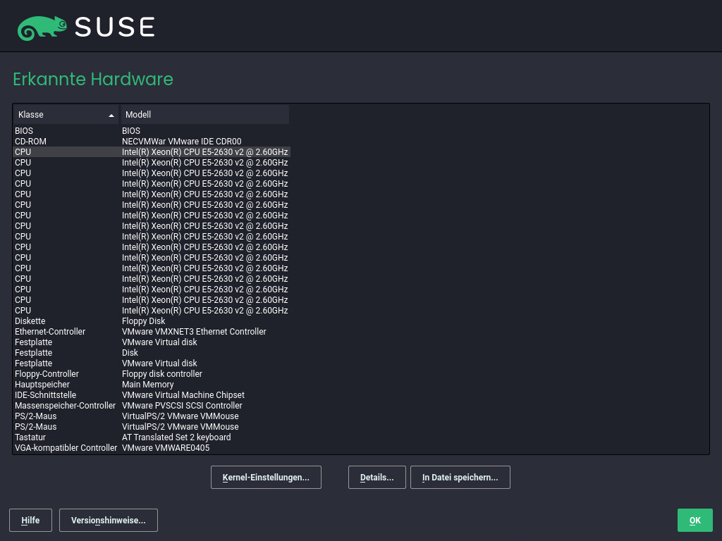 Systemübersicht Systemübersicht