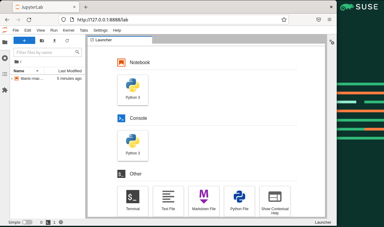 JupyterLab UI JupyterLab UI