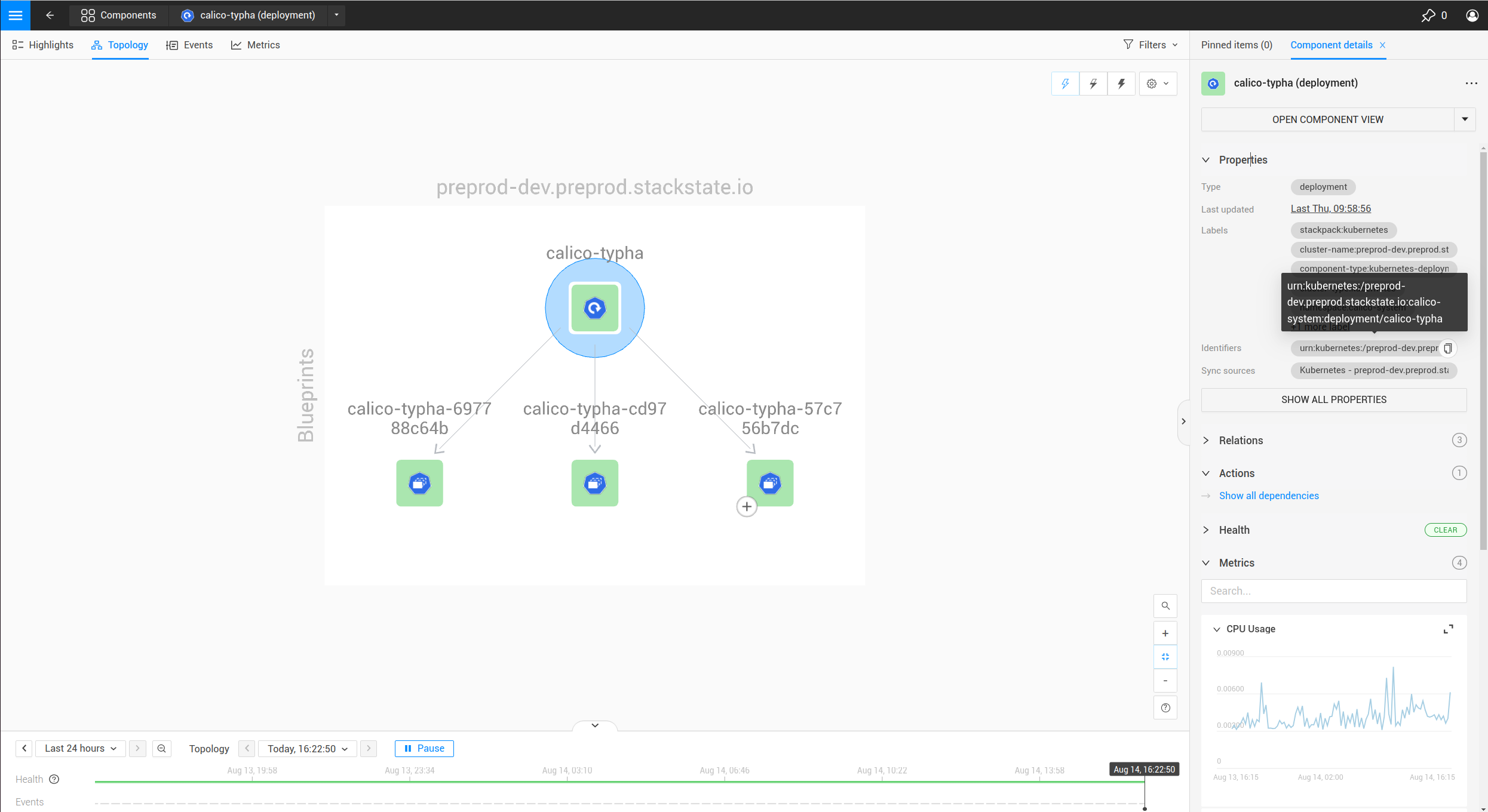 Recherche d’un identifiant de composant