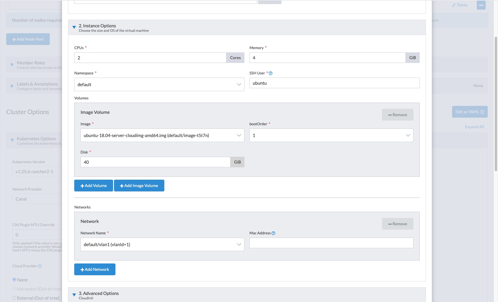 node template