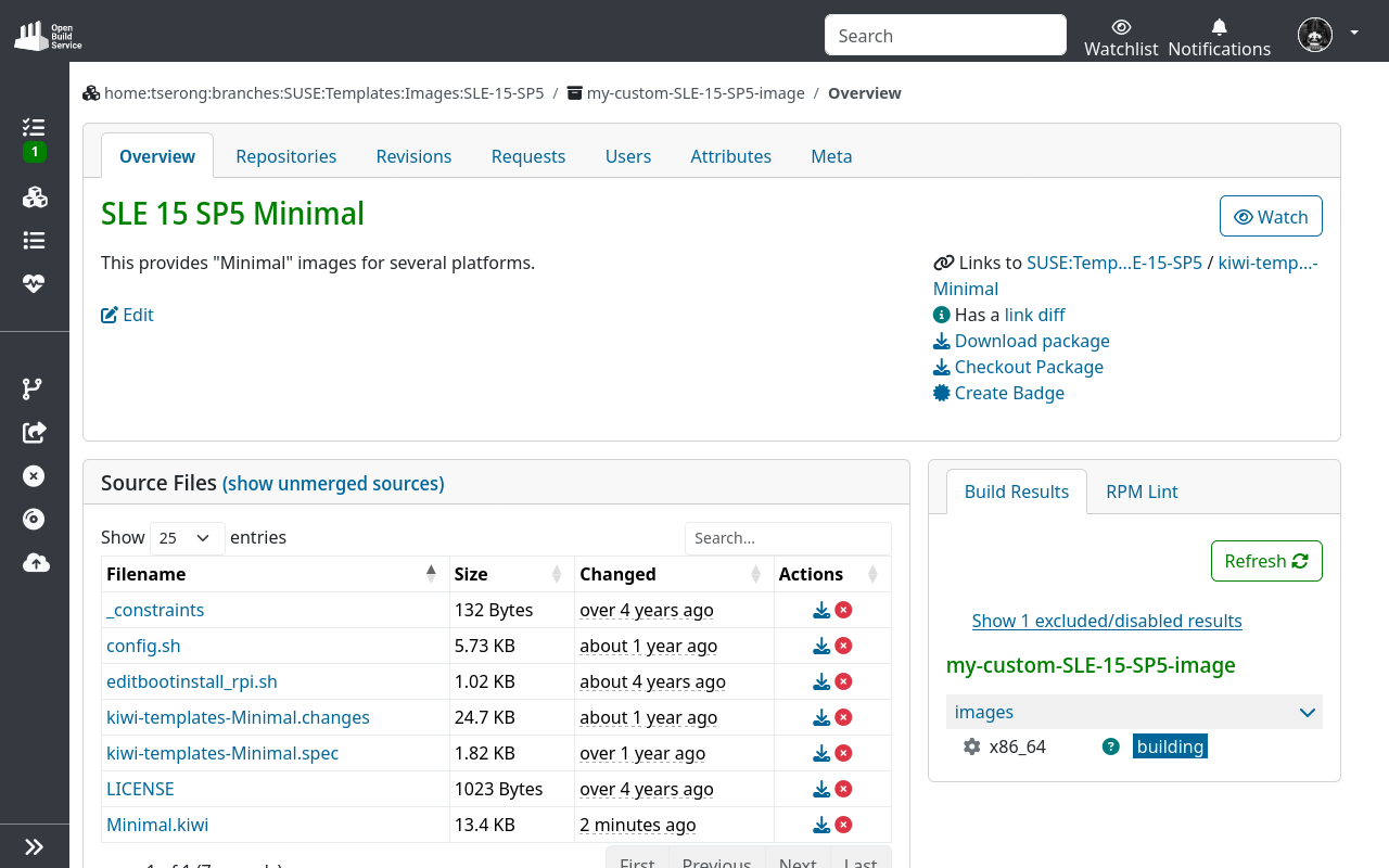 custom vm 07 view package details