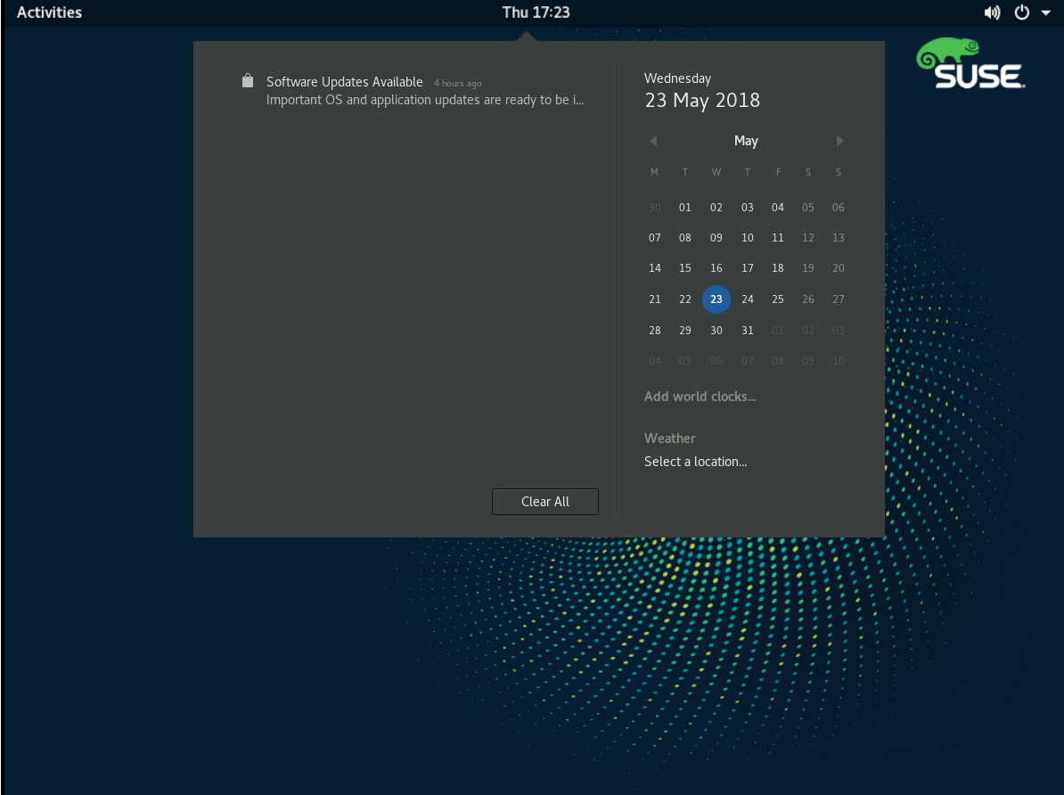Update Notification on GNOME Desktop