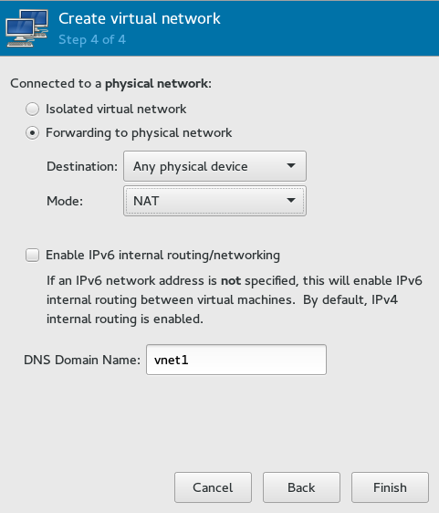 Create virtual network