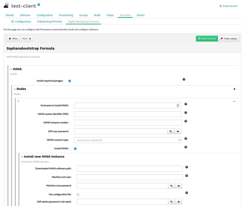 mlm sap cluster formula