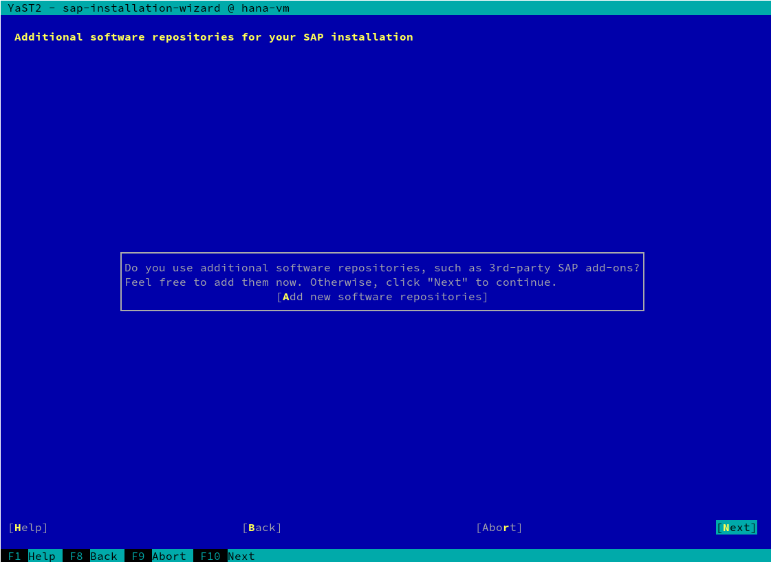 SAP Installation Wizard - SAP Add-ons SAP Installation Wizard - SAP Add-ons