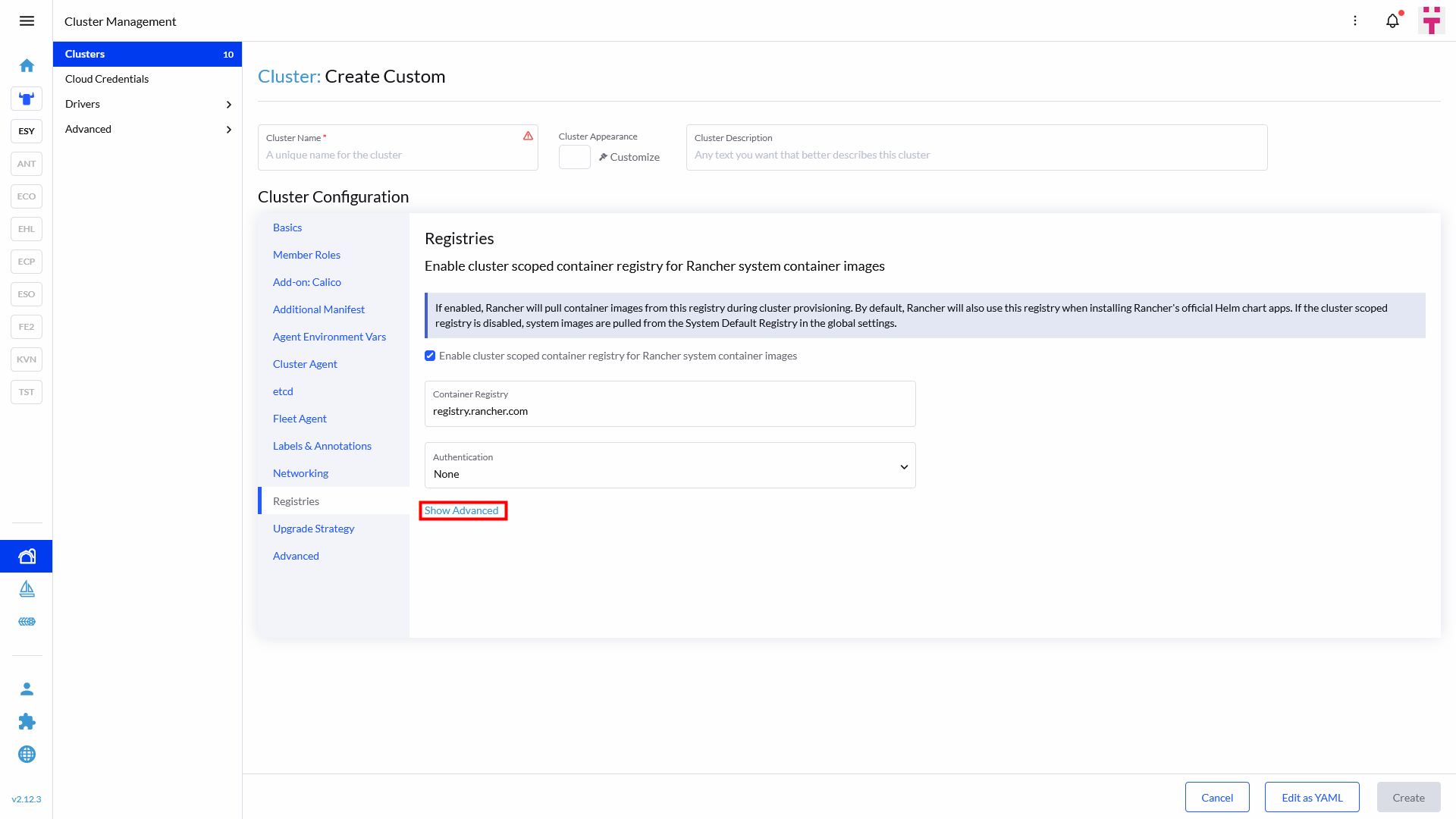 SAP Edge Registry Registries SAP Edge Registry Registries