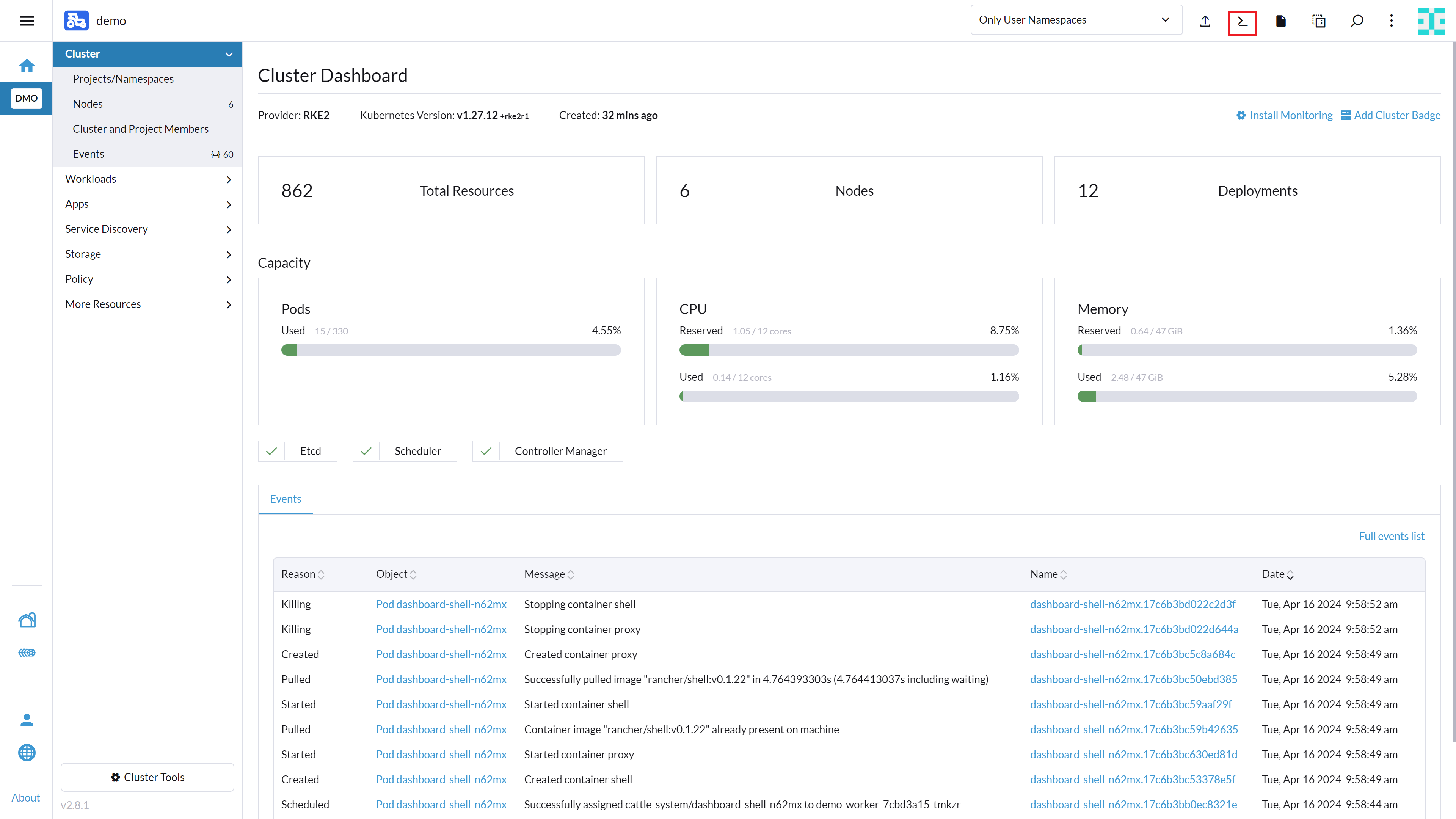 EIC Rancher Kubectl Button EIC Rancher Kubectl Button