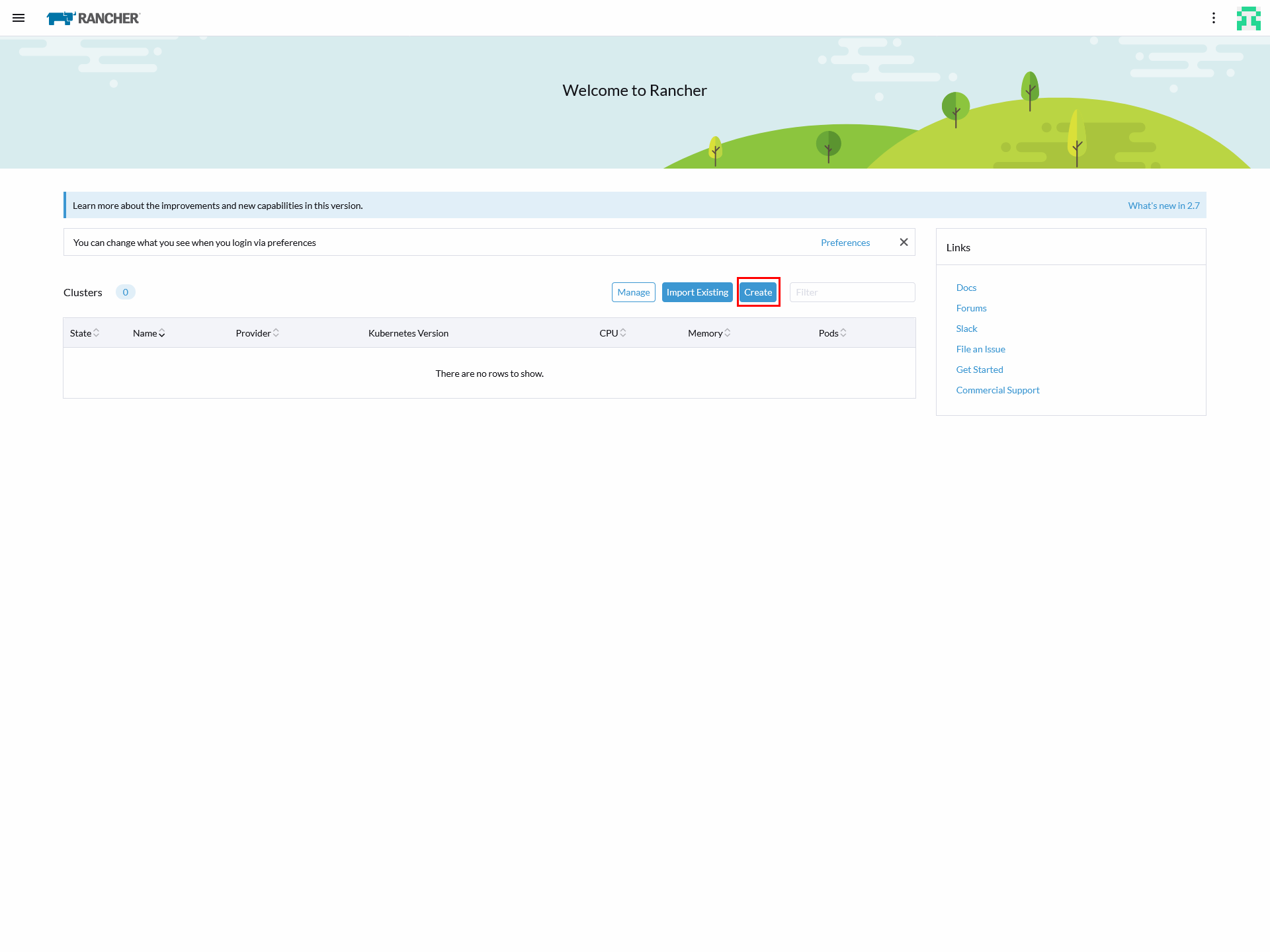 SAP Rancher Main Create SAP Rancher Main Create