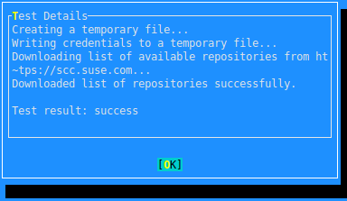YaST Installation - Test Details YaST Installation - Test Details