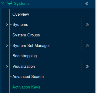 SUSE Manager Web UI - Activation Keys SUSE Manager Web UI - Activation Keys