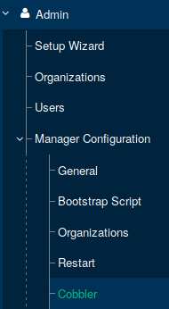 SUSE Manager Web UI - Cobbler SUSE Manager Web UI - Cobbler