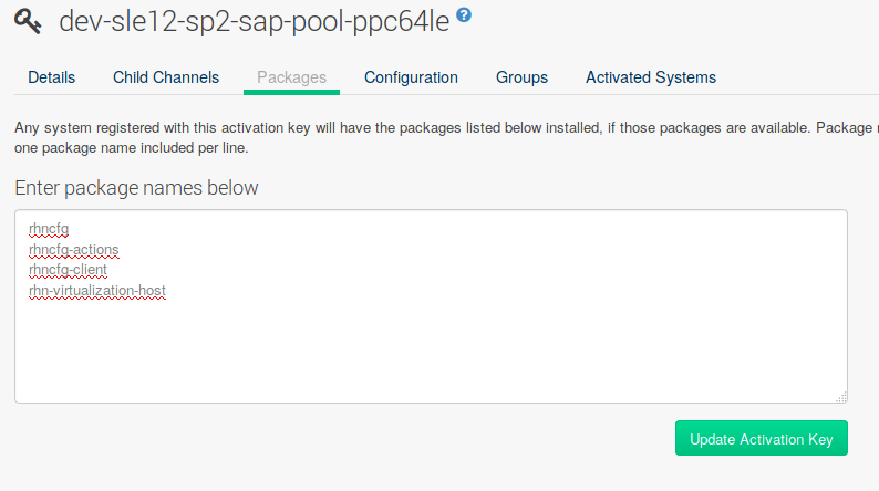 SUSE Manager Web UI - Packages SUSE Manager Web UI - Packages
