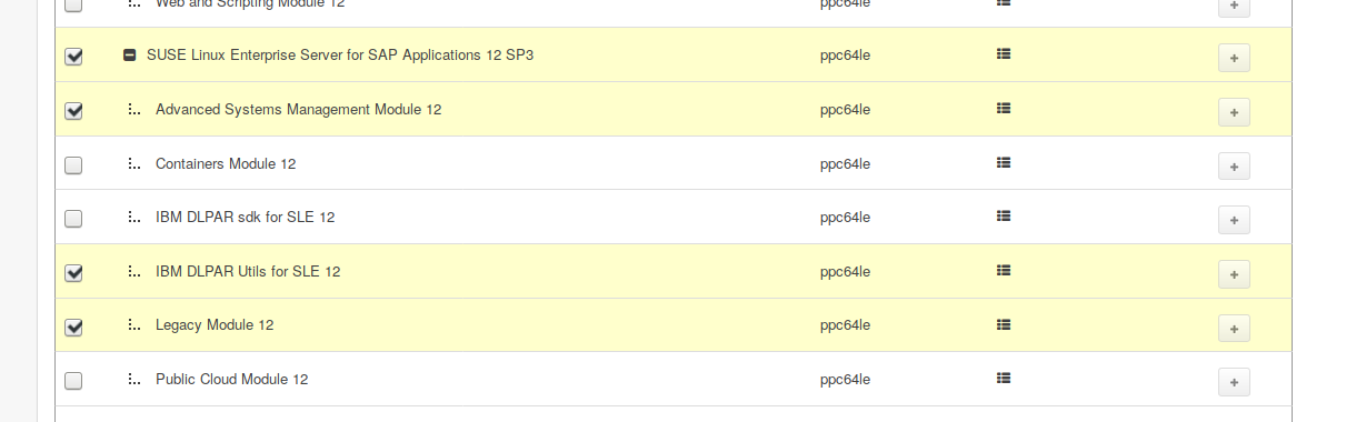 SUSE Manager Web UI - Sub-Channels SUSE Manager Web UI - Sub-Channels