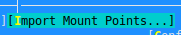 YaST Installation - Import Mount Points YaST Installation - Import Mount Points