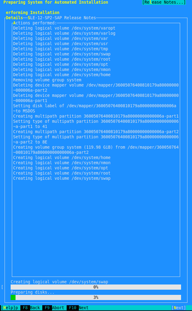 Performing Installation Performing Installation
