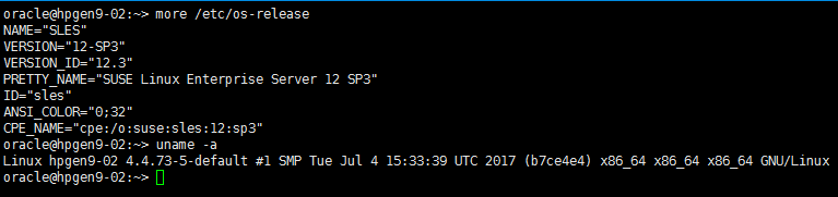 Operating System and Kernel Version Operating System and Kernel Version