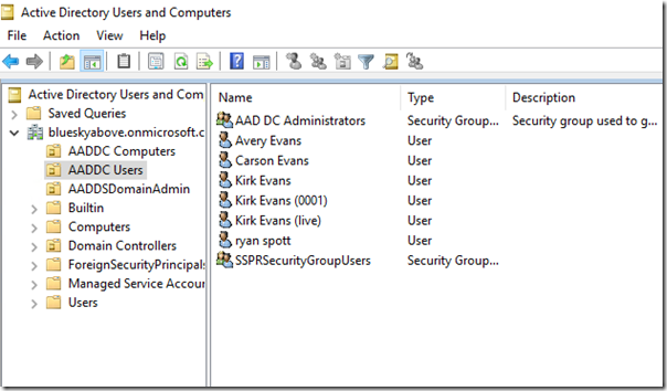 Active Directory Users and Computers Active Directory Users and Computers
