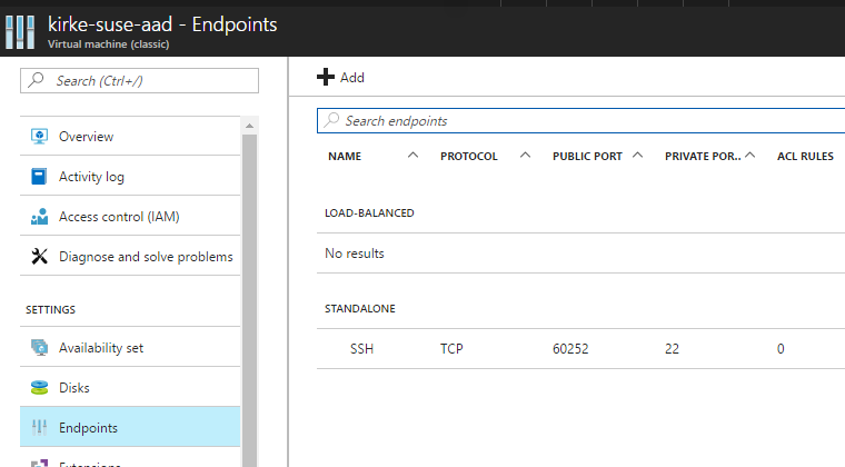 Virtual Machine Endpoints Virtual Machine Endpoints