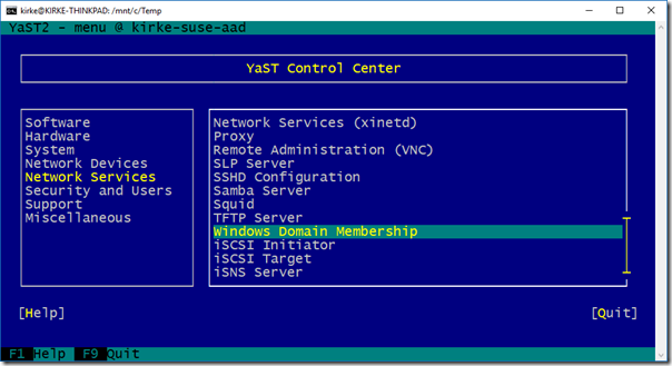 YaST Control Center - Overview YaST Control Center - Overview