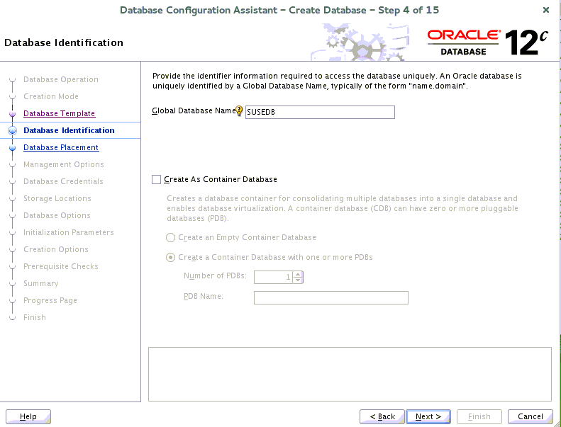 Database Identification Database Identification