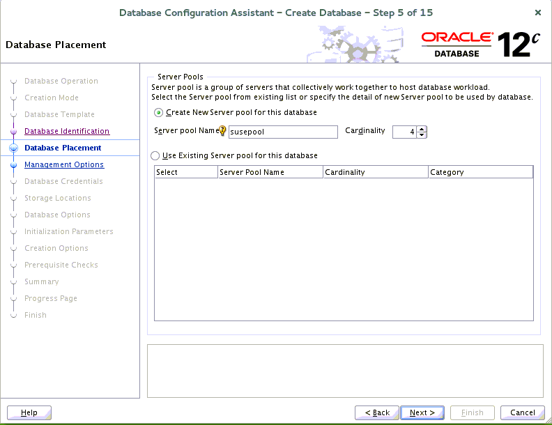 Database Placement Database Placement