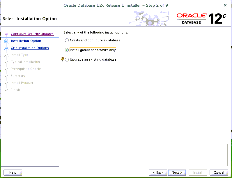 Installation Option Installation Option
