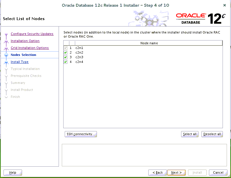 Nodes Selection Nodes Selection