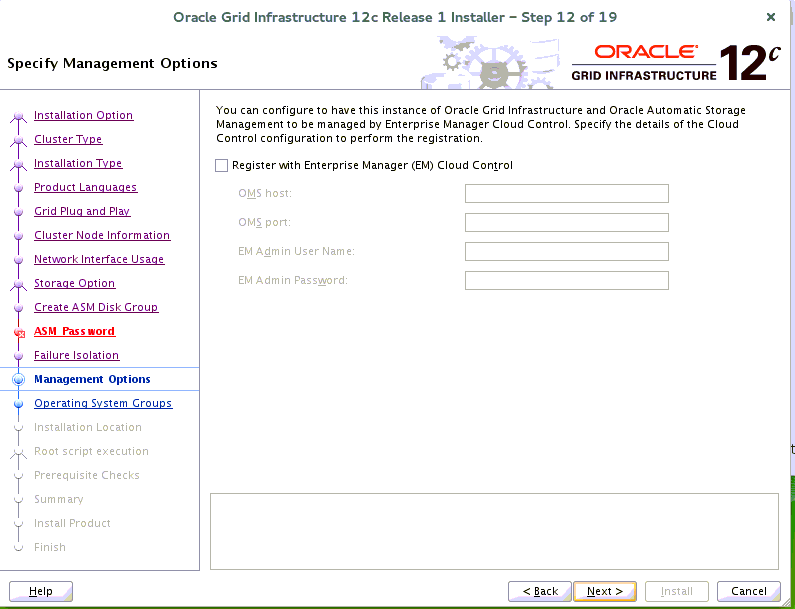 Management Options Management Options