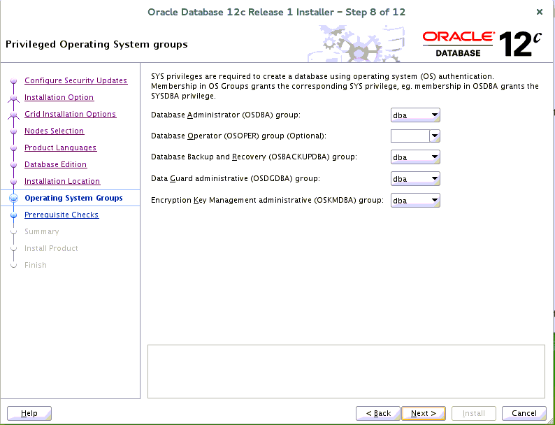 Operating System Groups Operating System Groups