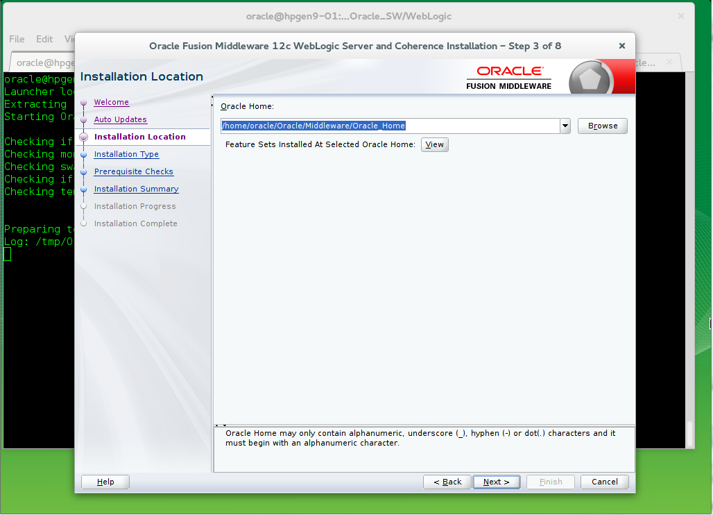 Installation Location Installation Location