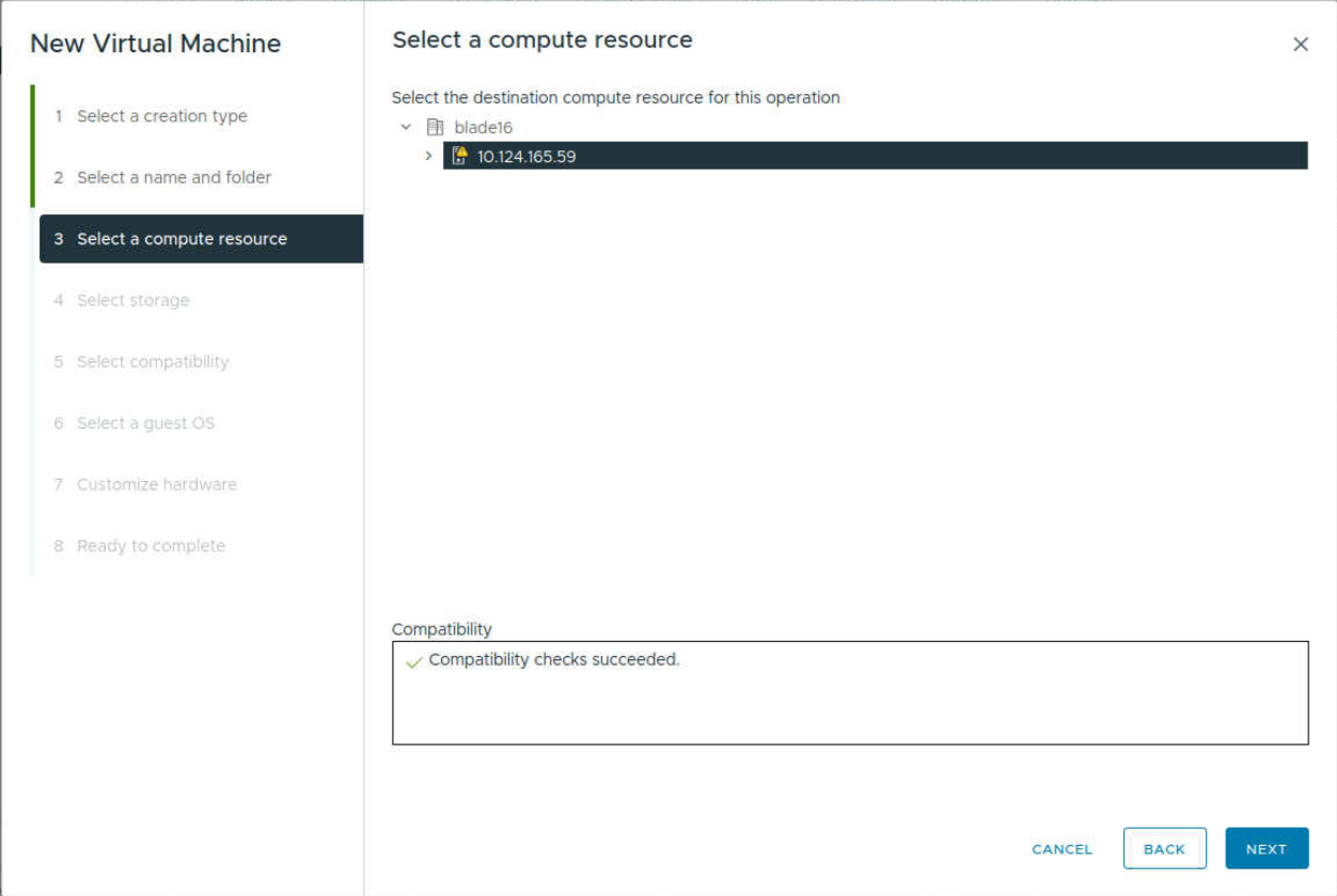 Selecting resources of a virtual machine Selecting resources of a virtual machine