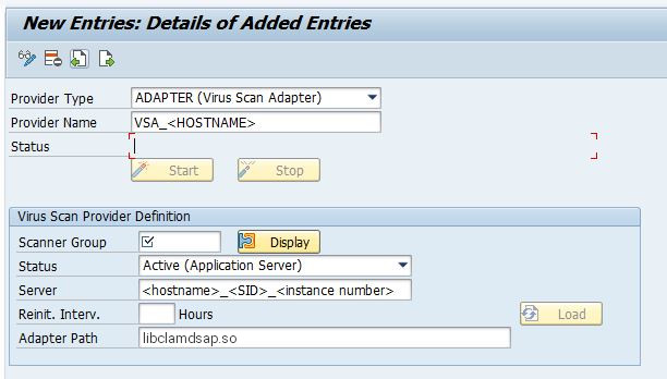 Form New Entries: Details of Added Entries