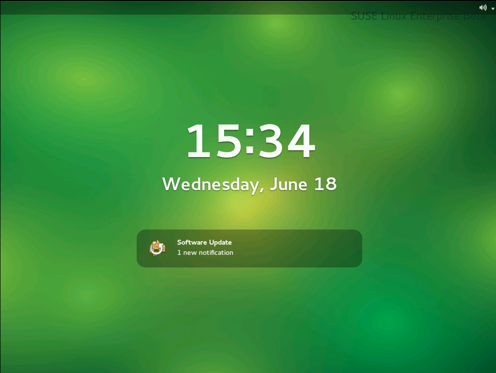 Update Notification on GNOME Lock Screen