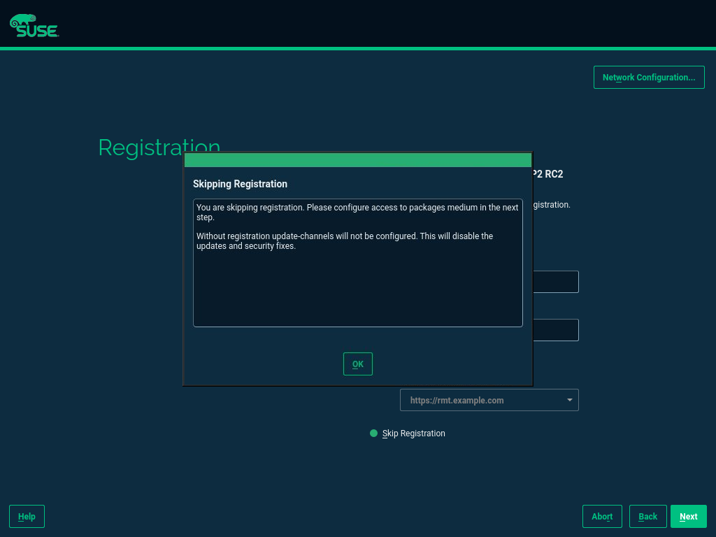 Installing without Registration