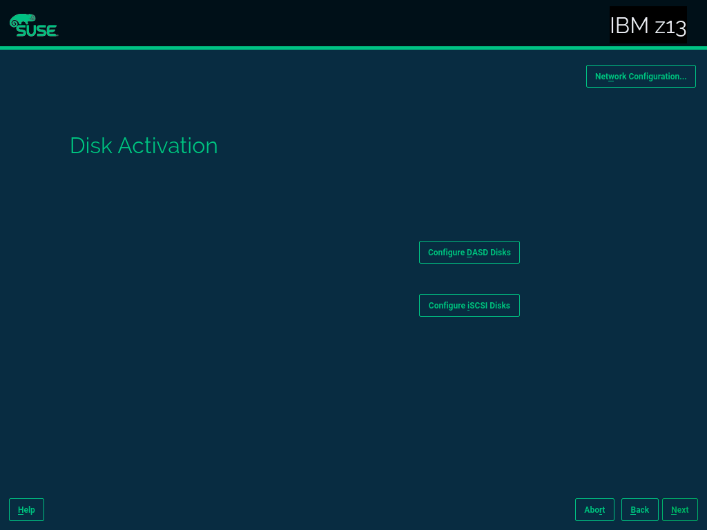 IBM Z: Disk Activation