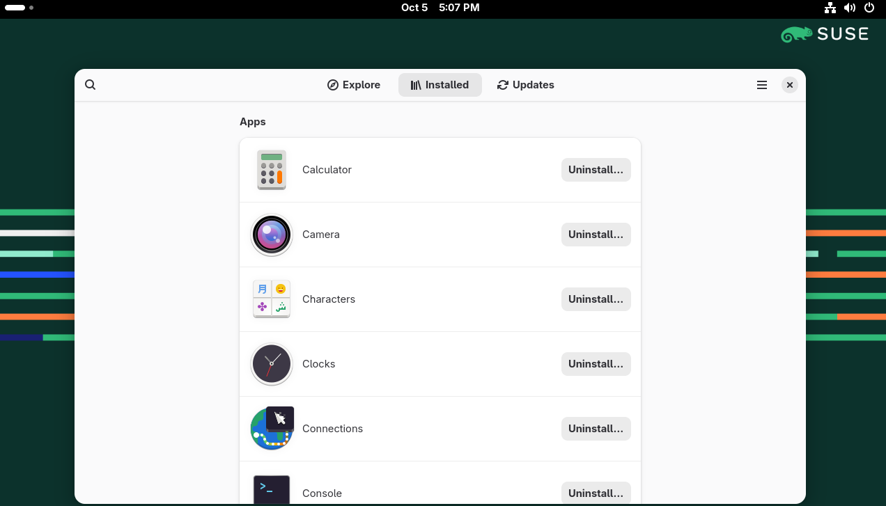 GNOME Software: main window showing available applications GNOME Software: main window showing available applications