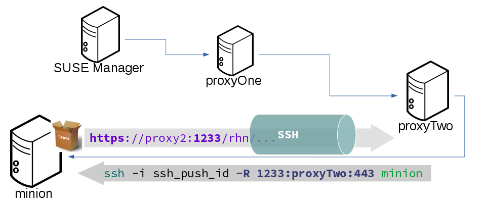 salt ssh push tunnel repo access