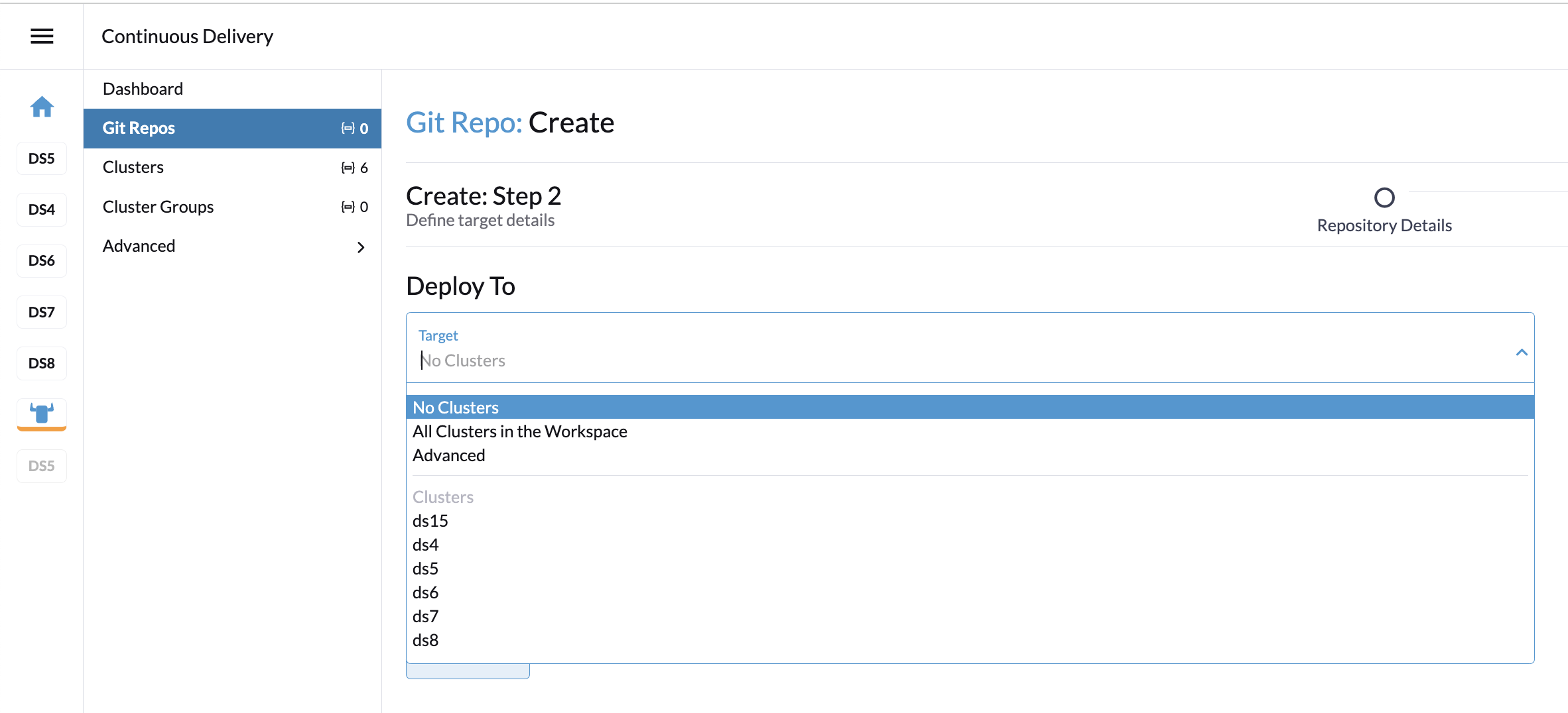 fleet create repo2 fleet create repo2